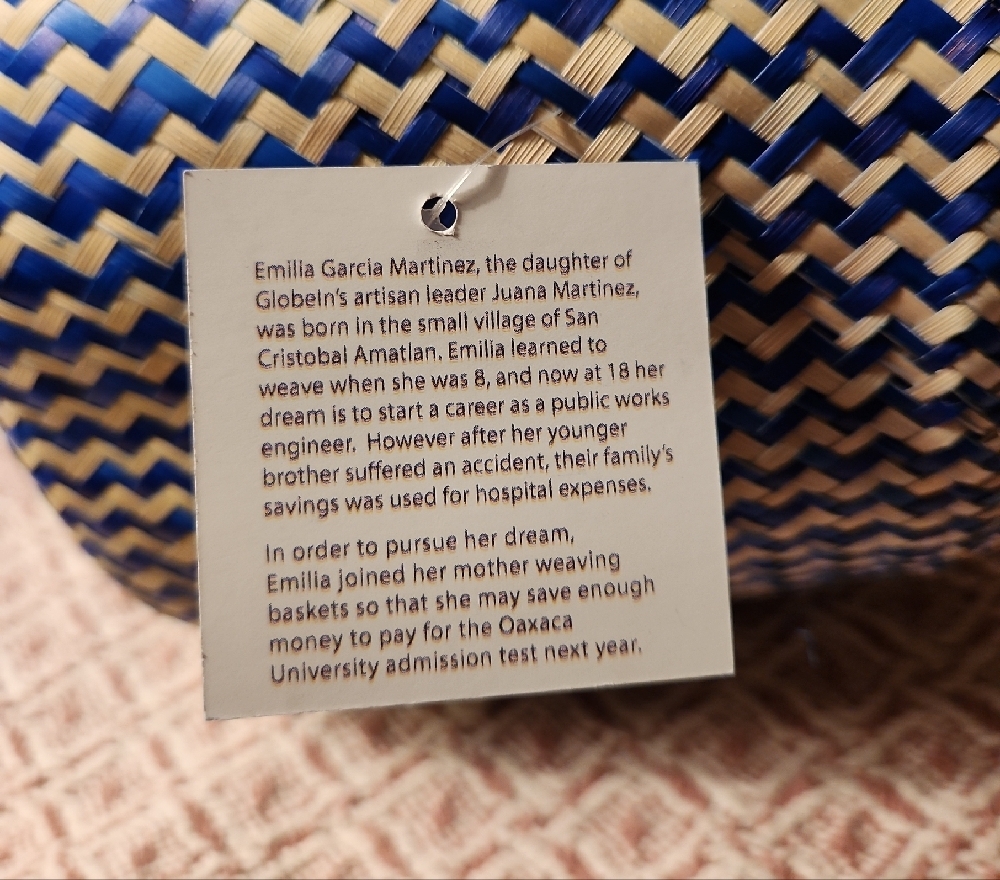 Globein Handwoven Basket - Picture 5 of 7